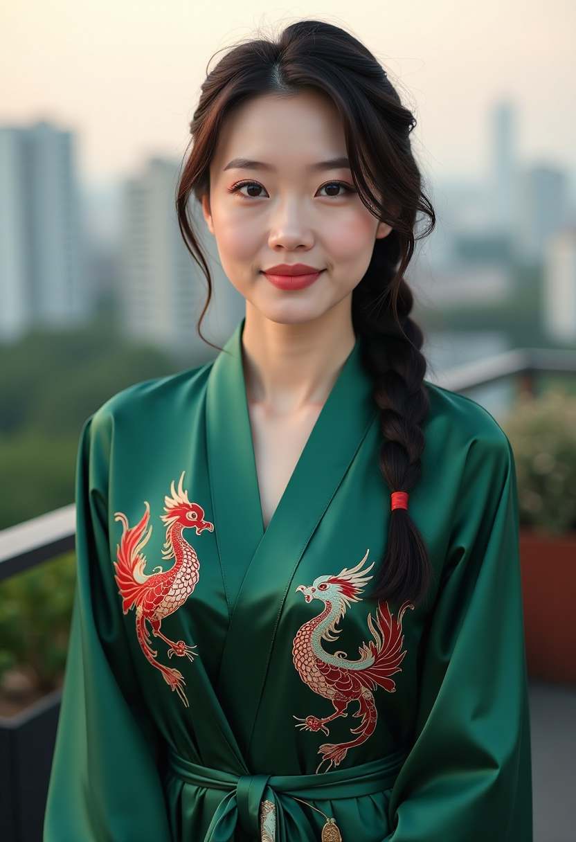 冯程程与许文强外滩夜景
